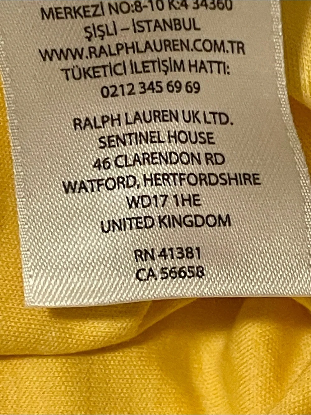 Polo by Ralph Lauren Men’s Yellow Classic Fit Polo Shirt, size 4XB, NWOT